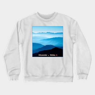 Dawn in Helambu, Nepal Crewneck Sweatshirt